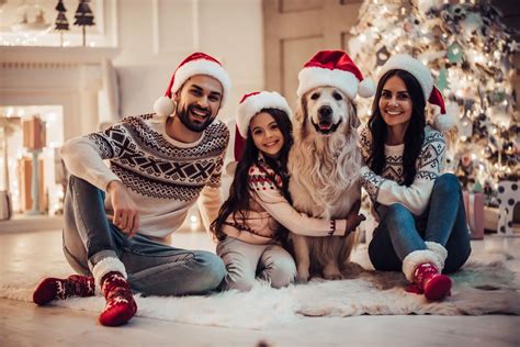 Christmas family photoshoot ideas for pets