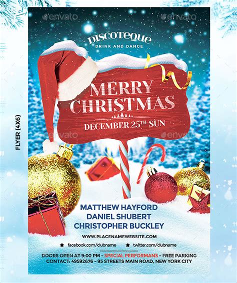 Christmas Flyer Template Free Download