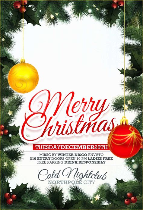 Christmas Flyers Templates Gallery 8