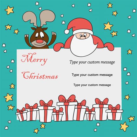 Christmas Gift Card Templates Microsoft Word