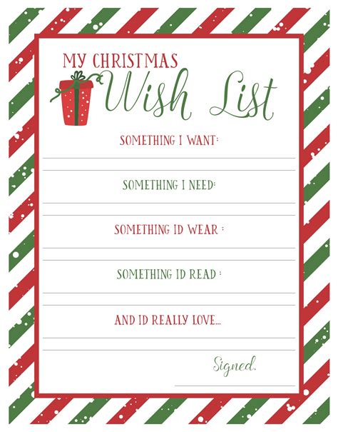 Christmas Gift Ideas Template