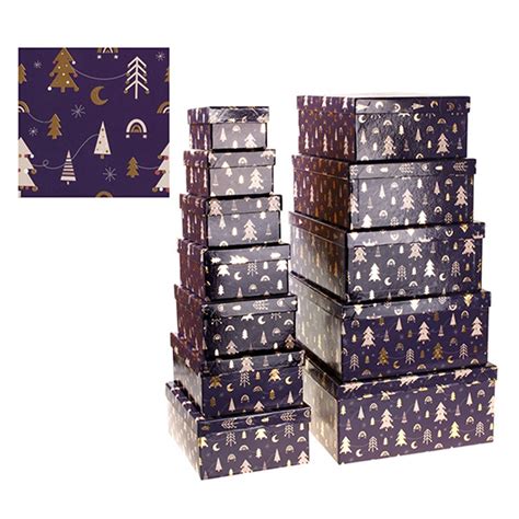 Christmas gift wrapping paper set with variety of designs