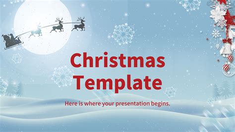 Christmas Google Slides Template Free