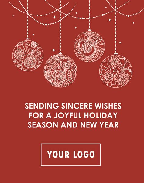 Christmas greeting cards for business