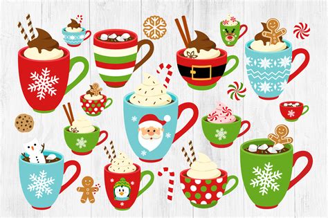 Christmas Hot Cocoa Mug Template