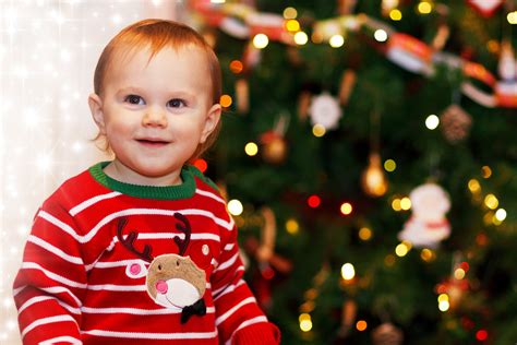 Christmas infant photos