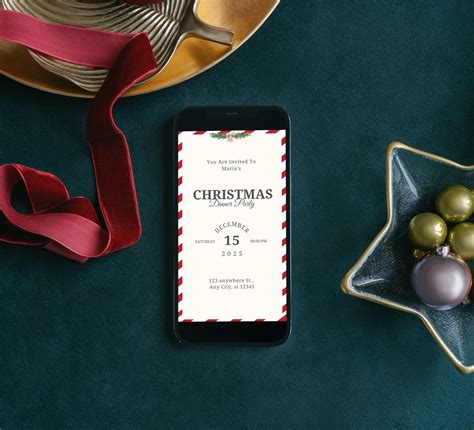 Christmas Invitation Templates Free 6