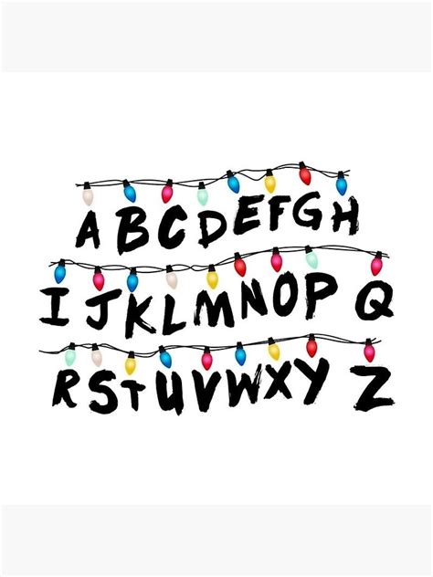 Christmas Lights Font Example 1