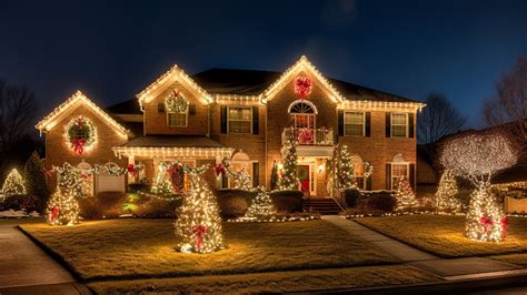 Draping Lights Across Your Roof