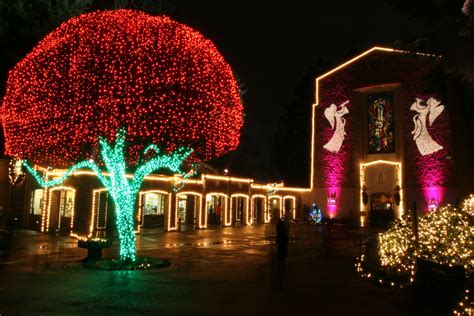 Christmas lights display in Portland