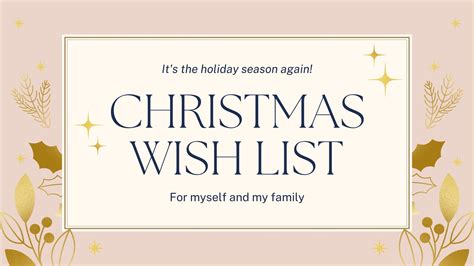 Tips for Creating the Perfect Christmas List