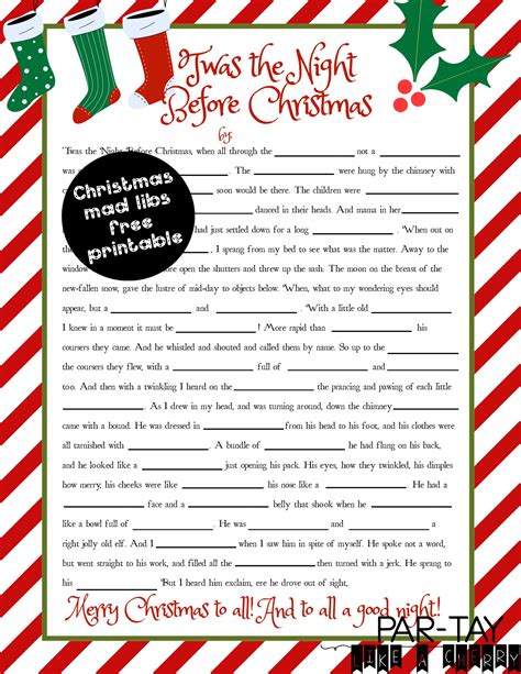 Rudolph's Adventure Mad Libs