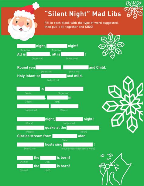 Christmas Mad Libs Fun