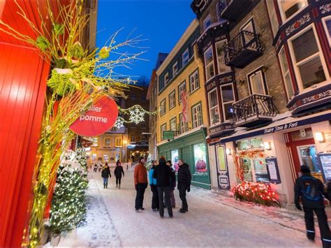 Shopping at Montreal Christmas Market