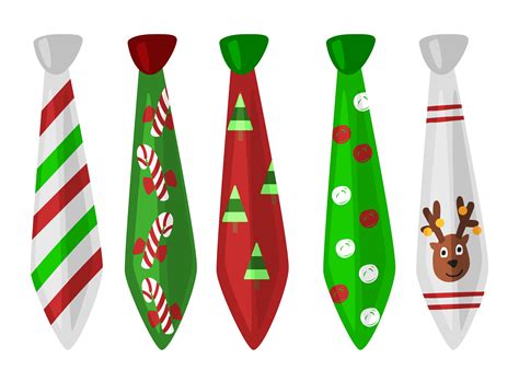 Christmas Necktie Template