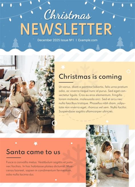 Christmas Newsletter Template 10