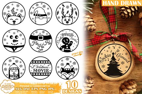 Christmas Ornament SVG Designs