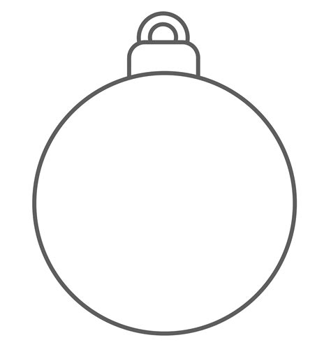 Christmas Ornament Template 1