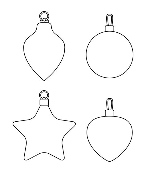 Christmas Ornament Template 7