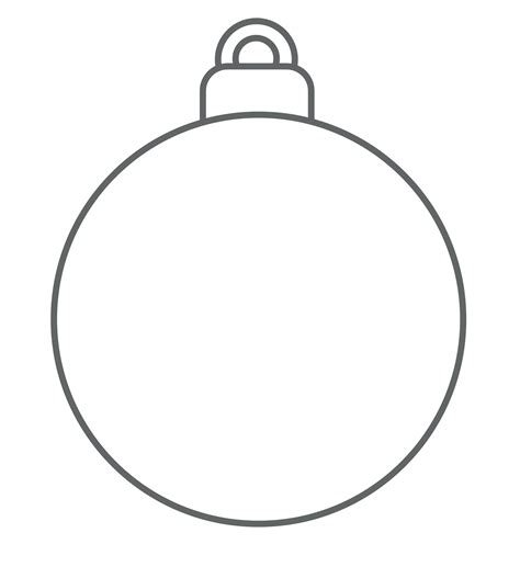 Christmas Ornament Template 8