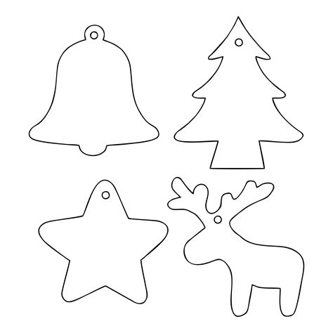 Christmas ornament templates