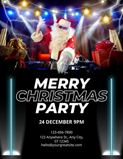 Christmas Party Flyer Design