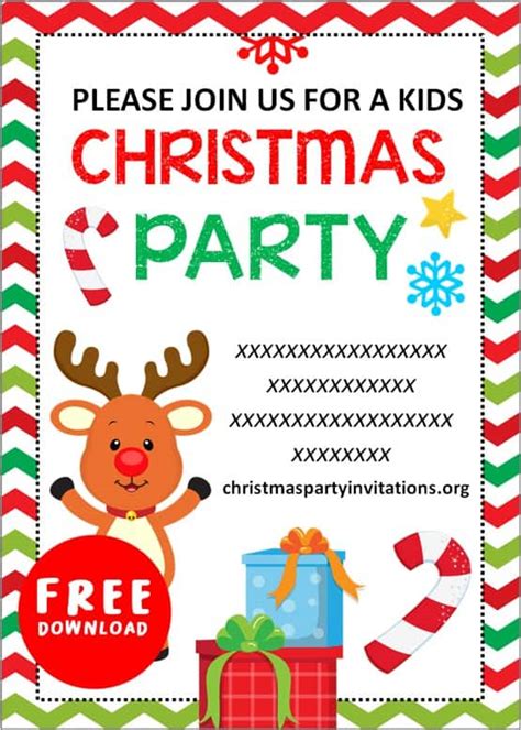 Christmas Party Invitation Etiquette for Kids