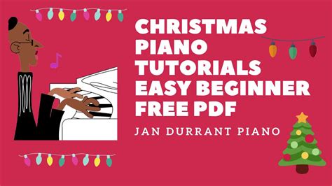 Christmas piano tutorials for beginners