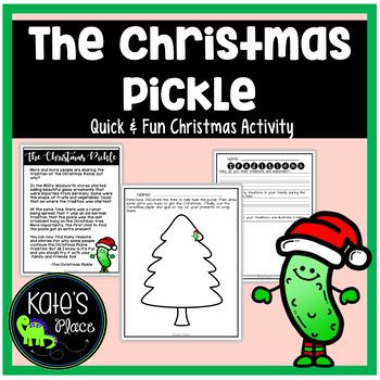 Christmas Pickle Activities