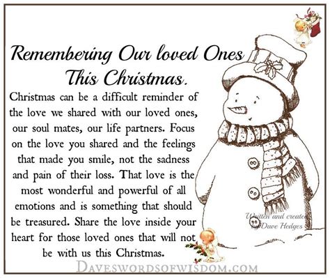 Christmas Poem for Lost Loved Ones