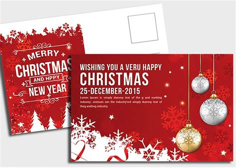 Christmas postcard templates inspiration image 10