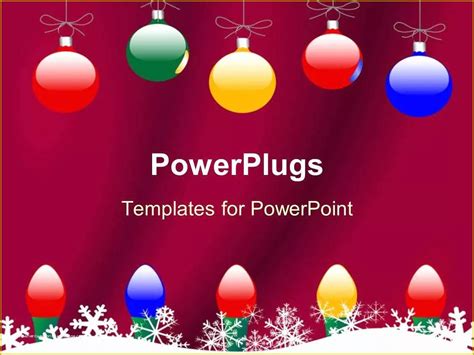 Christmas PowerPoint Template Examples