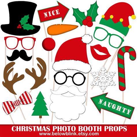 Christmas Photo Booth Props DIY Gallery