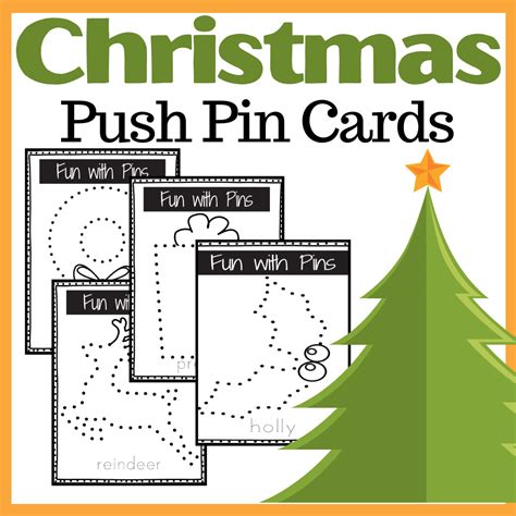 Christmas Push Pin Art Printables