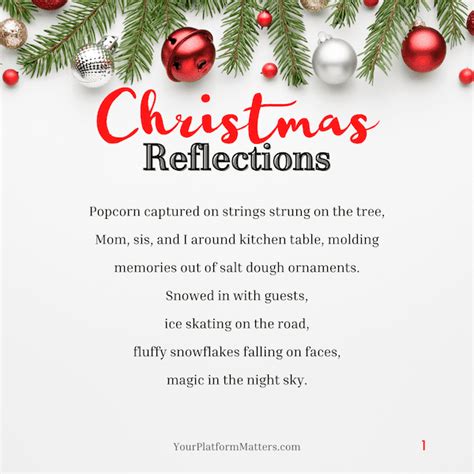 Image 2: Reflecting on Christmas