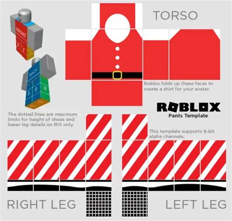 Roblox Christmas Shirt Template 6