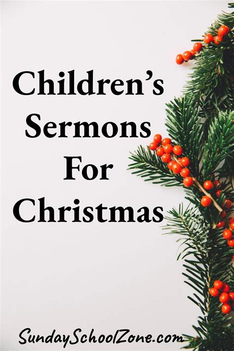 Children listening to a Christmas sermon