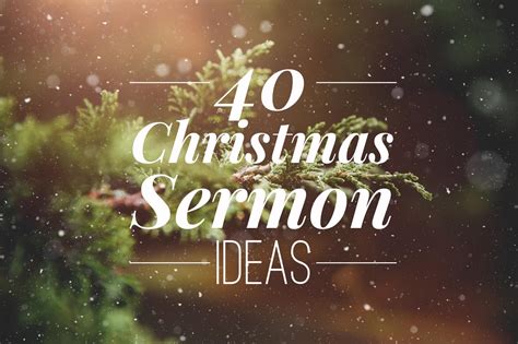 A Christmas Eve sermon