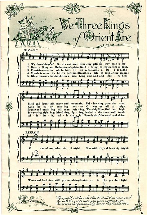 Christmas sheet music printable for all instruments