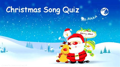 Christmas Song Quiz Fun Challenge