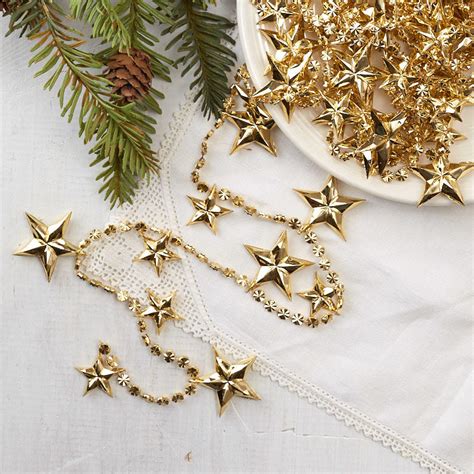 Christmas star garland