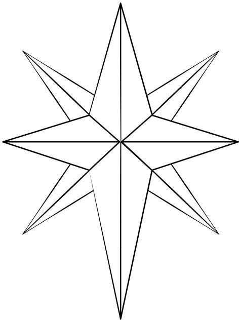 Christmas star printable