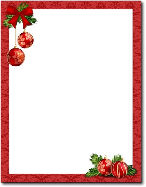 Christmas Stationery Templates