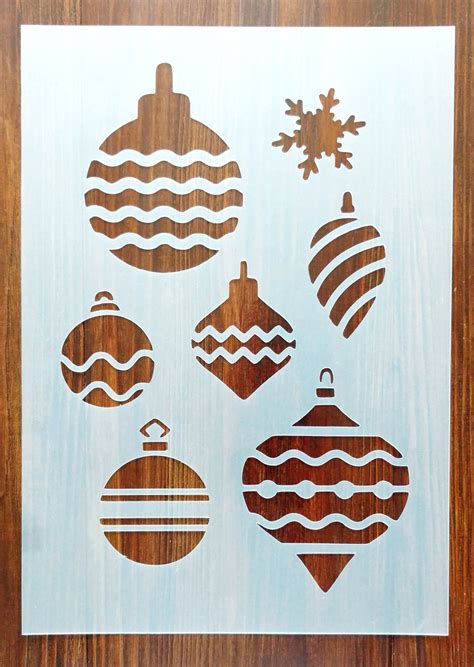 Christmas Stencil Crafts