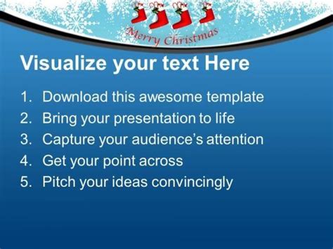 Christmas Stockings PowerPoint Template