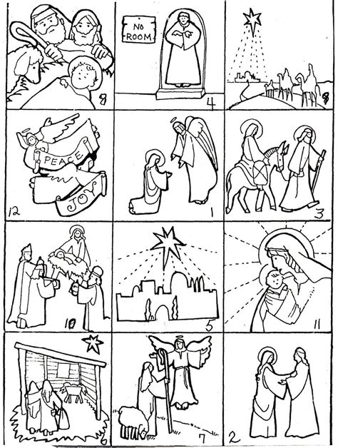 Christmas Story Sequencing Game for Kids