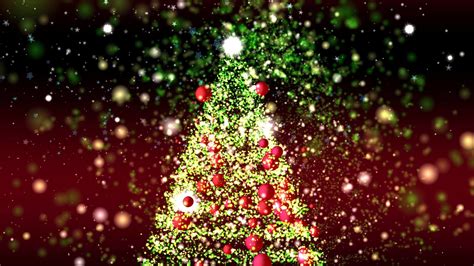 Christmas Tree Animated Background