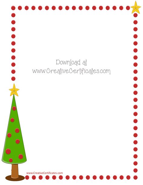 Christmas Tree Border