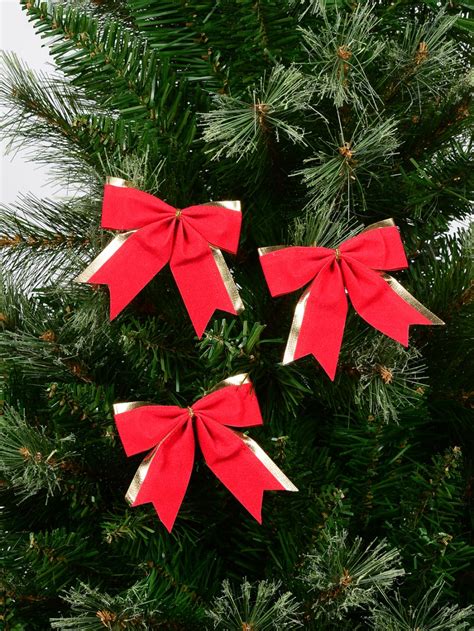 Christmas Tree Bow Decorations 6