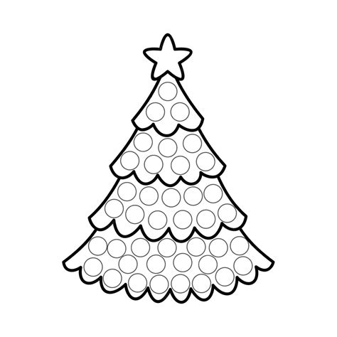 Christmas Tree Dot Markers